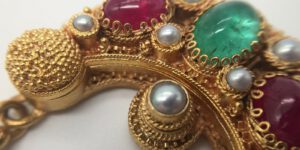 Oorbel Mainzer Giselaschmuck gouden sieraden