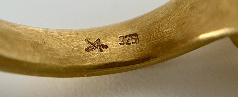 Atelierstempel Smaragdring