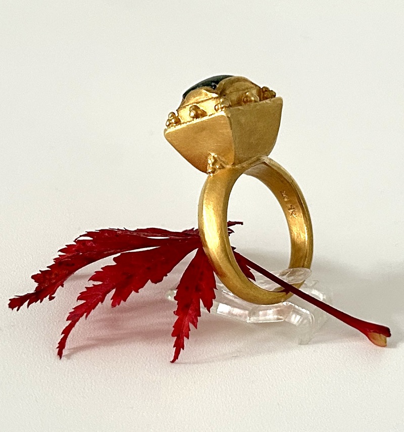 Smaragd-Ring Rückseite