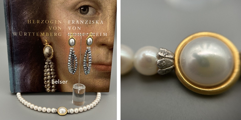 Perlenschmuck Franziska von Hohenheim