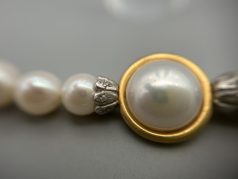 Schließe Replik Perlenschmuck Franziska von Hohenheim Bad Urach